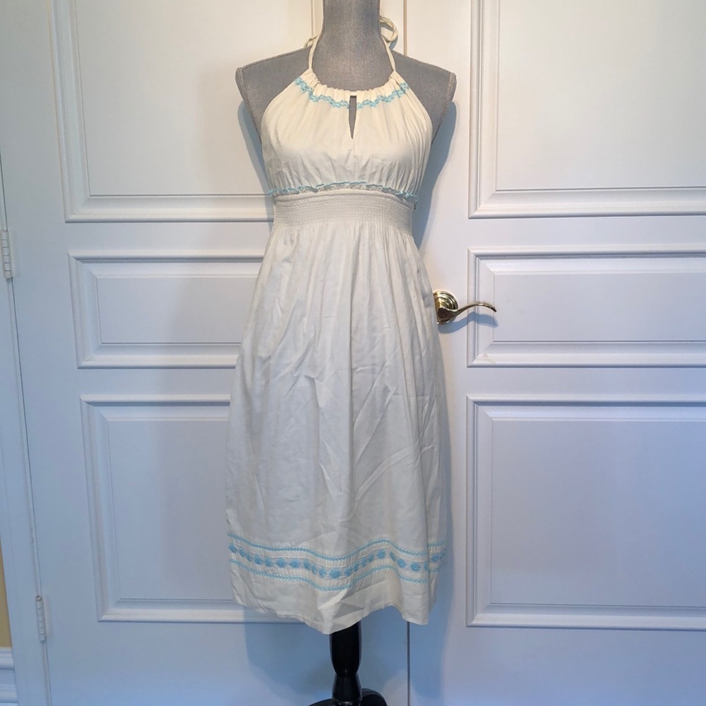 🌟 Old Navy Fit and Flare Halter Dress